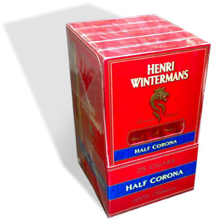 Henri Wintermans Slim Panatelas Cigars made in Holland, 4 x 50 in 5 packs
