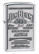 Zippo Jim Beam Chrome lighter (model: 250JB)