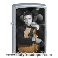 Zippo 28431 "Elvis Presley" Street Chrome Pocket Lighter