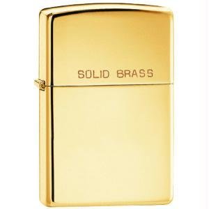 Zippo Solid Brass Engraved (model: 254)