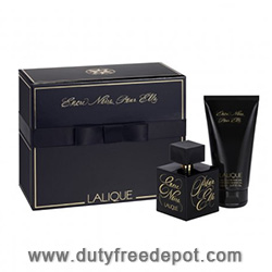Lalique Encre Noire Pour Elle 2013 Mother's Day Set (EDP 100ml Natural Spray, Shower Gel 150ml)
