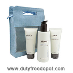 Ahava Foot Cream + Hand Cream + Body Lotion Kit (2X100ml+85ml+3ml)