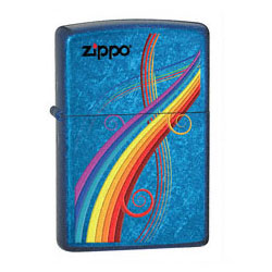 Zippo 24806 Rainbow Cerulean Lighter